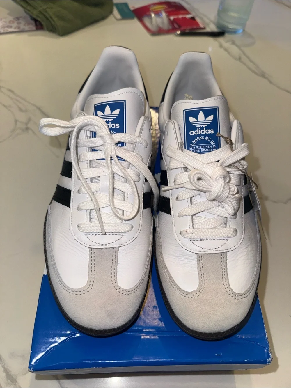 adidas Samba OG Men’s Sneakers - White / Black / Brown Sole